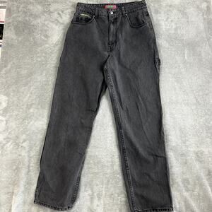 Empyre Carpenter Jeans Womens 10 Grey Straight Leg Baggy Workwear
